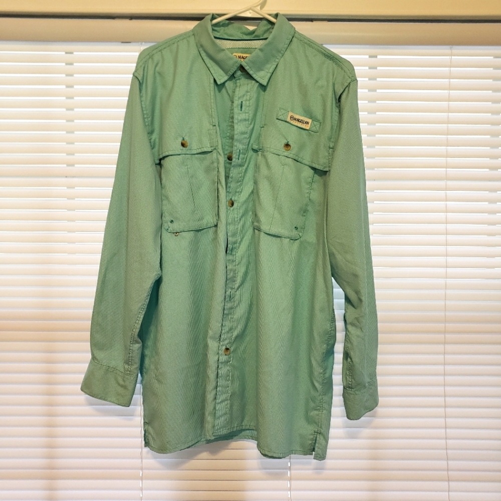 Magellan mens long sleeve fishing shirt